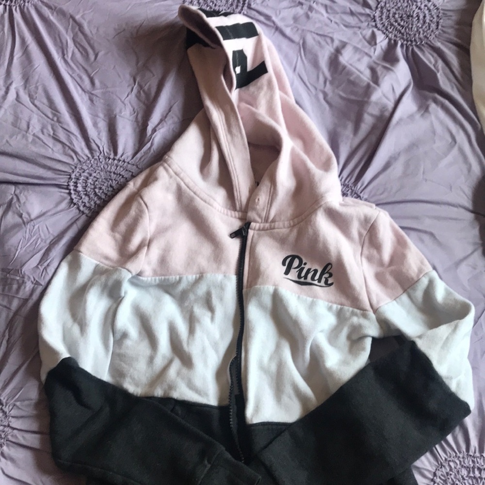 Pink Zip hoodie